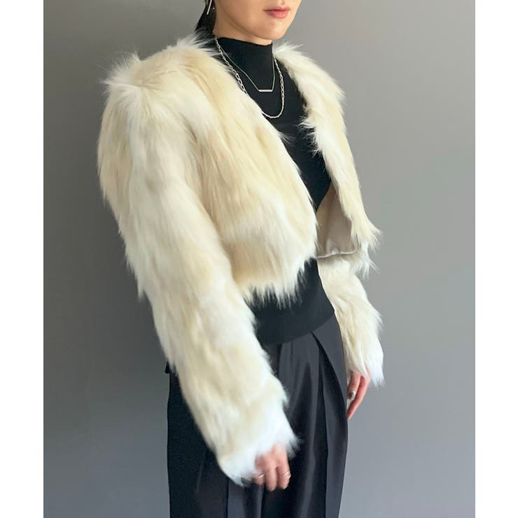 ミックスフェイクファーボレロ | Jewelobe | 詳細画像2 