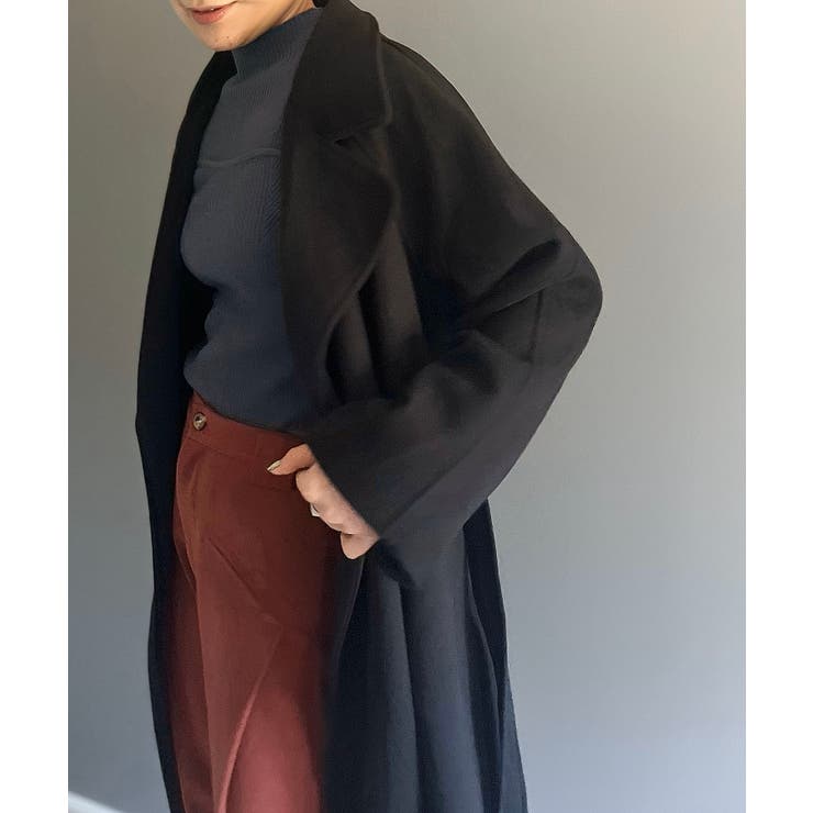 ワイドラペルラップロングコート | Jewelobe | 詳細画像41 