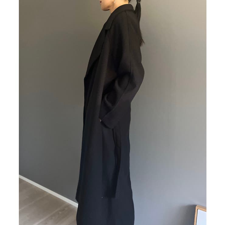 ワイドラペルラップロングコート | Jewelobe | 詳細画像42 