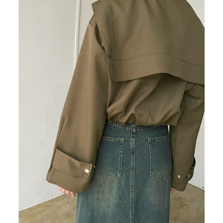 ビッグセーラーカラーショートブルゾン | Jewelobe | 詳細画像14 