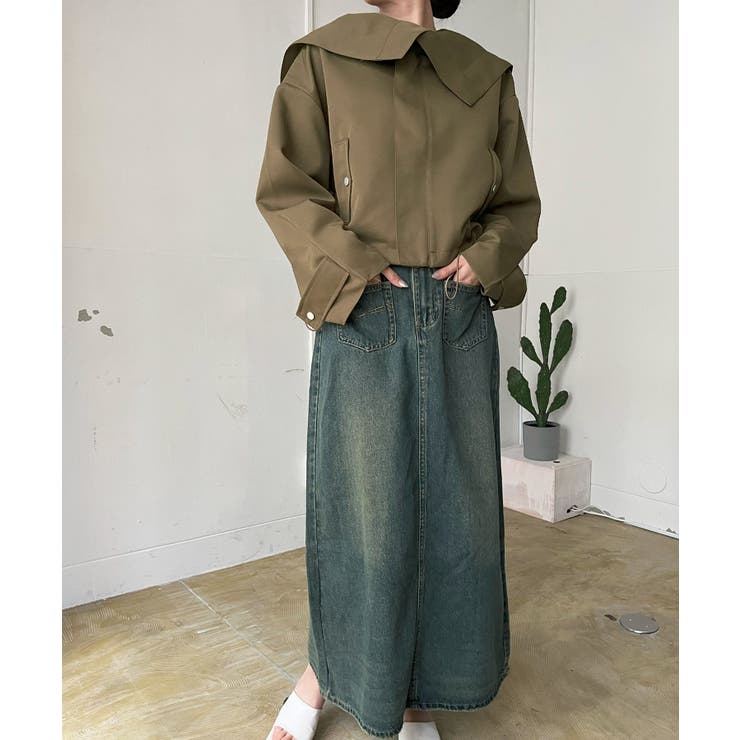 ビッグセーラーカラーショートブルゾン | Jewelobe | 詳細画像17 