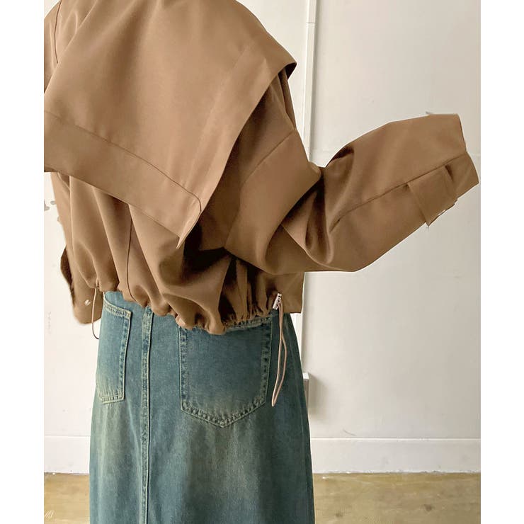 ビッグセーラーカラーショートブルゾン | Jewelobe | 詳細画像2 