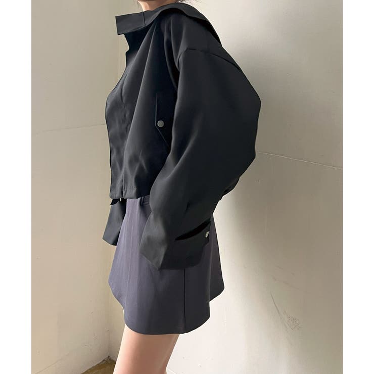 ビッグセーラーカラーショートブルゾン | Jewelobe | 詳細画像22 