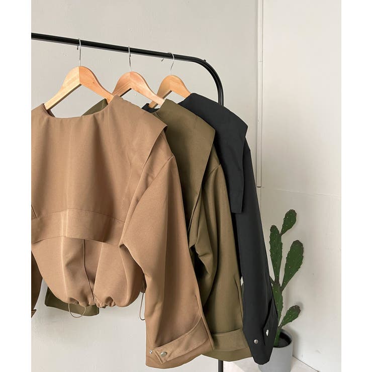 ビッグセーラーカラーショートブルゾン | Jewelobe | 詳細画像28 