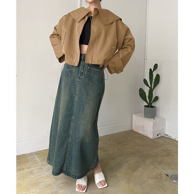 ビッグセーラーカラーショートブルゾン | Jewelobe | 詳細画像5 