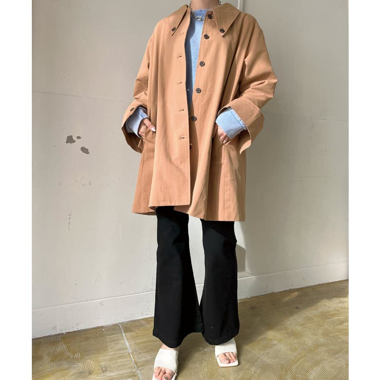 変形カラーオーバーサイズミディコート | Jewelobe | 詳細画像11 