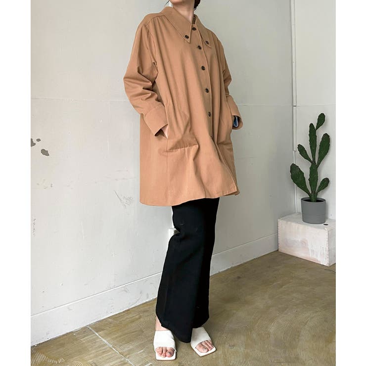 変形カラーオーバーサイズミディコート | Jewelobe | 詳細画像14 