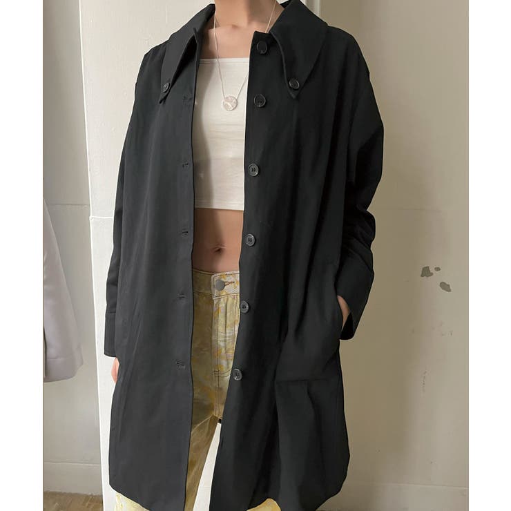 変形カラーオーバーサイズミディコート | Jewelobe | 詳細画像17 