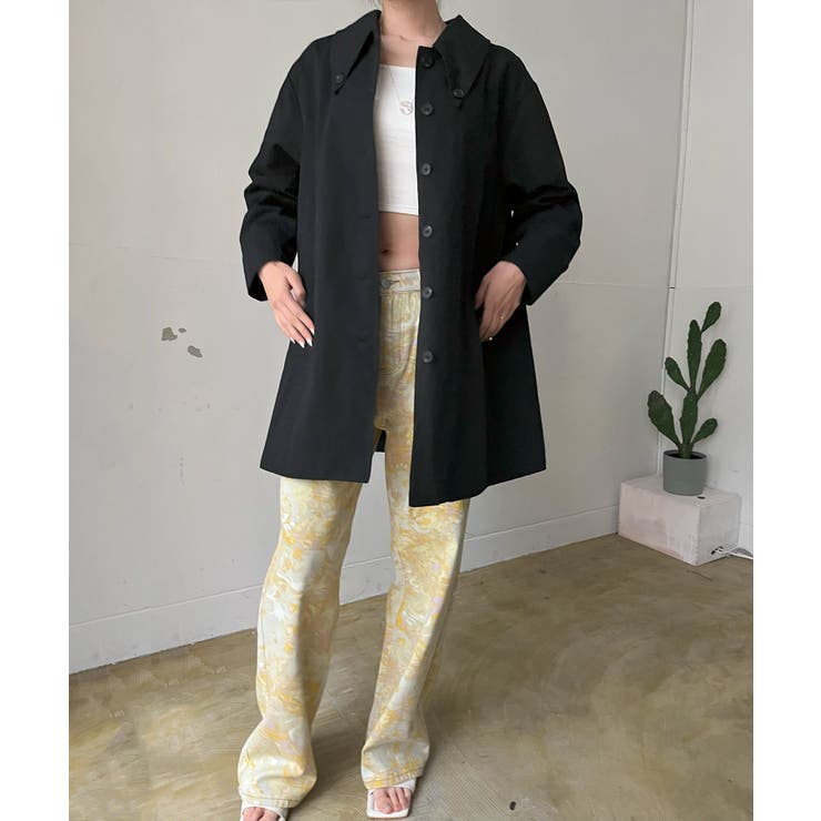 変形カラーオーバーサイズミディコート | Jewelobe | 詳細画像22 