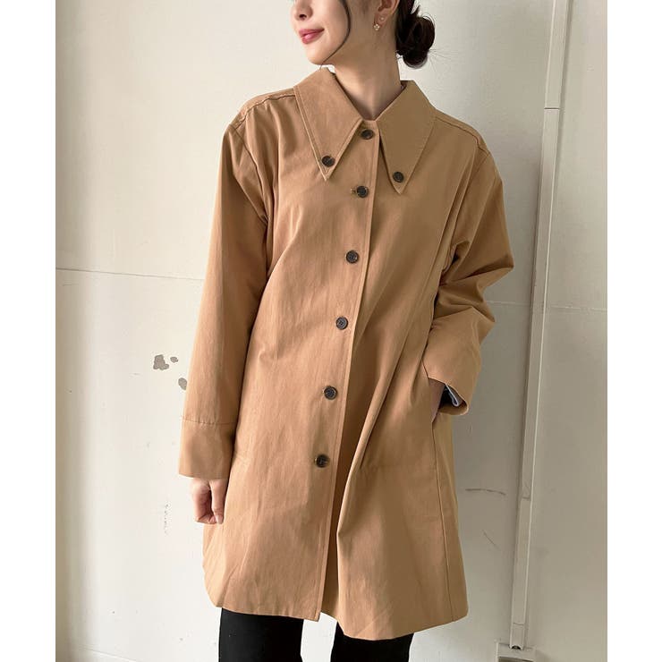 変形カラーオーバーサイズミディコート | Jewelobe | 詳細画像5 