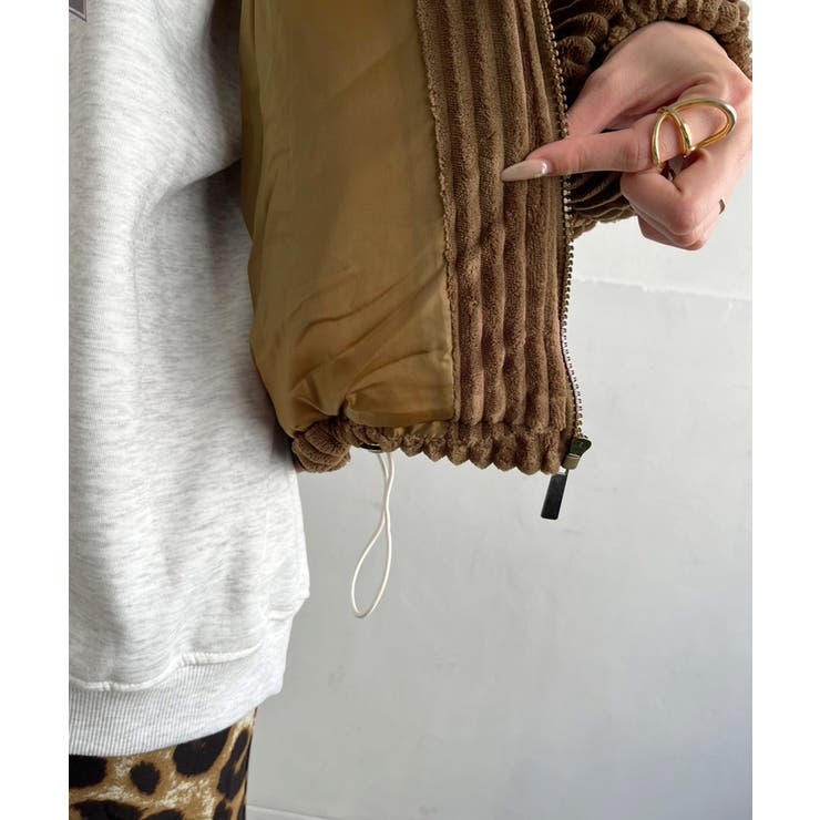 コーデュロイ中綿ブルゾン | Jewelobe | 詳細画像29 