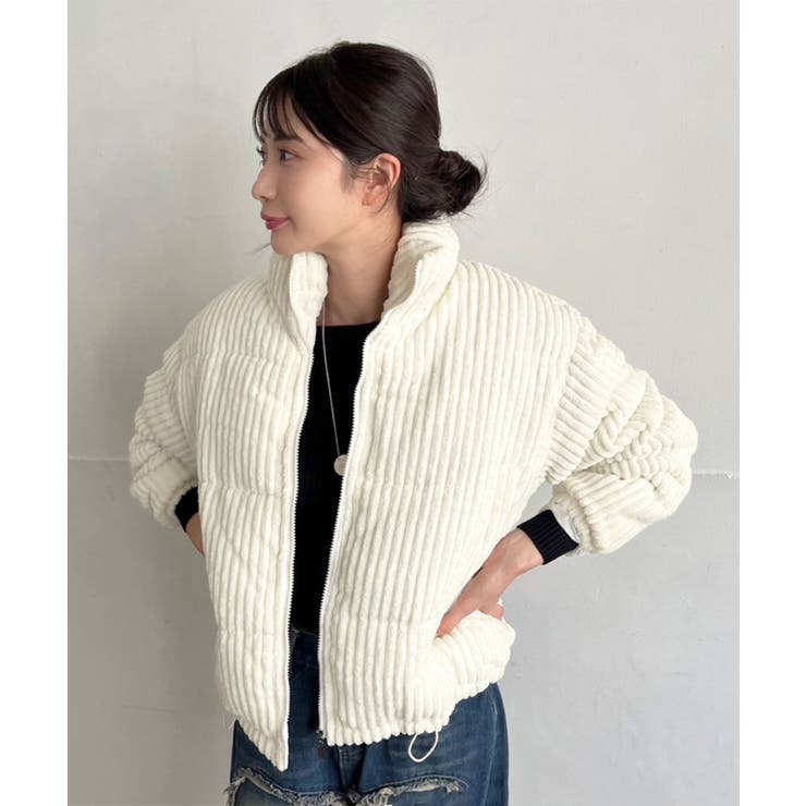 コーデュロイ中綿ブルゾン | Jewelobe | 詳細画像3 