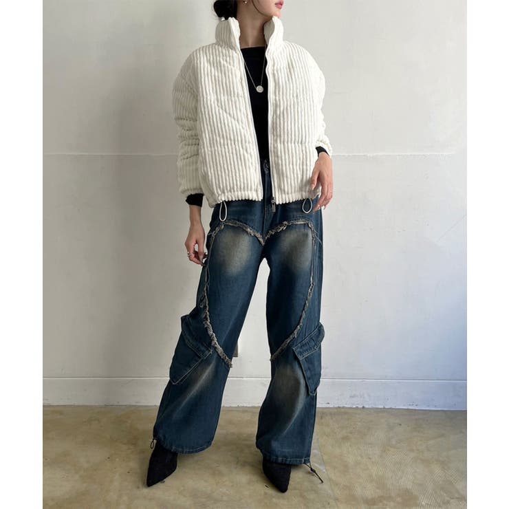 コーデュロイ中綿ブルゾン | Jewelobe | 詳細画像4 