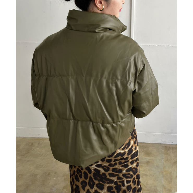 シンセティックレザー中綿ブルゾン | Jewelobe | 詳細画像19 