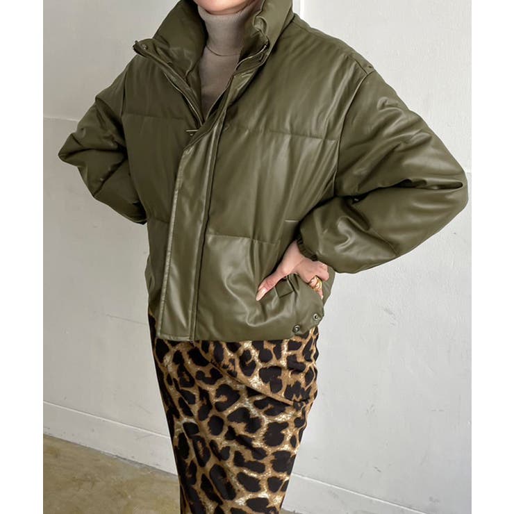 シンセティックレザー中綿ブルゾン | Jewelobe | 詳細画像20 