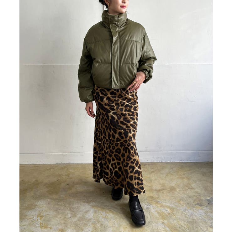 シンセティックレザー中綿ブルゾン | Jewelobe | 詳細画像21 