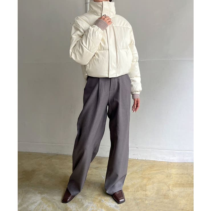 シンセティックレザー中綿ブルゾン | Jewelobe | 詳細画像7 