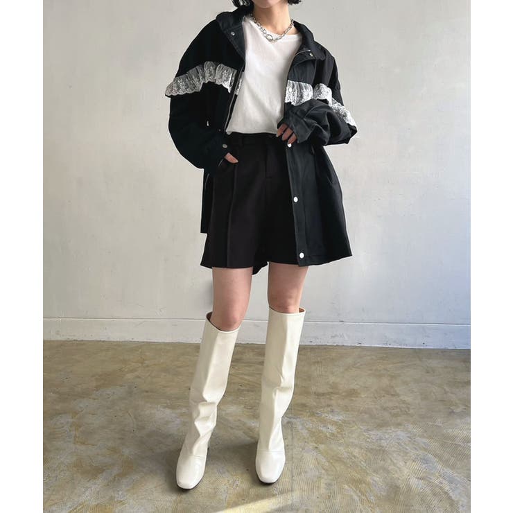 レースフリルルーズモッズブルゾン | Jewelobe | 詳細画像22 