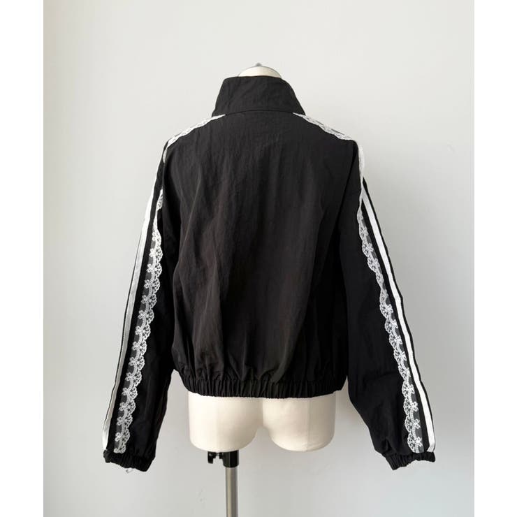 レースラインナイロンタッチスポーティーブルゾン | Jewelobe | 詳細画像12 