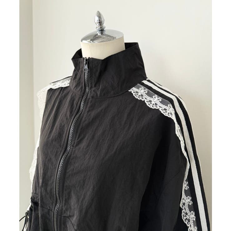 レースラインナイロンタッチスポーティーブルゾン | Jewelobe | 詳細画像13 