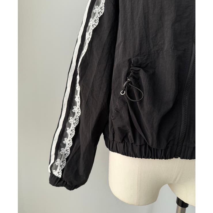 レースラインナイロンタッチスポーティーブルゾン | Jewelobe | 詳細画像14 
