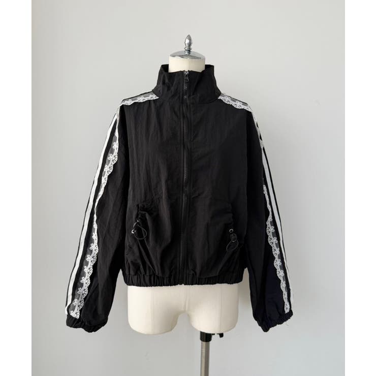 レースラインナイロンタッチスポーティーブルゾン | Jewelobe | 詳細画像9 