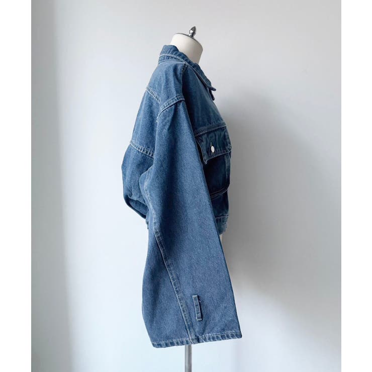 スリーブアレンジビッグポケットデニムジャケット | Jewelobe | 詳細画像12 