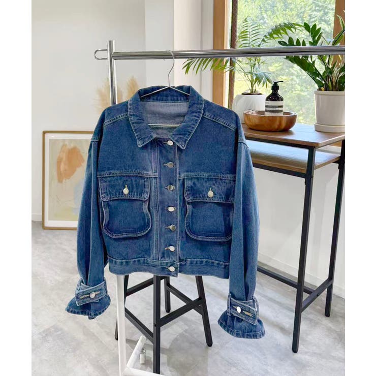 スリーブアレンジビッグポケットデニムジャケット | Jewelobe | 詳細画像21 