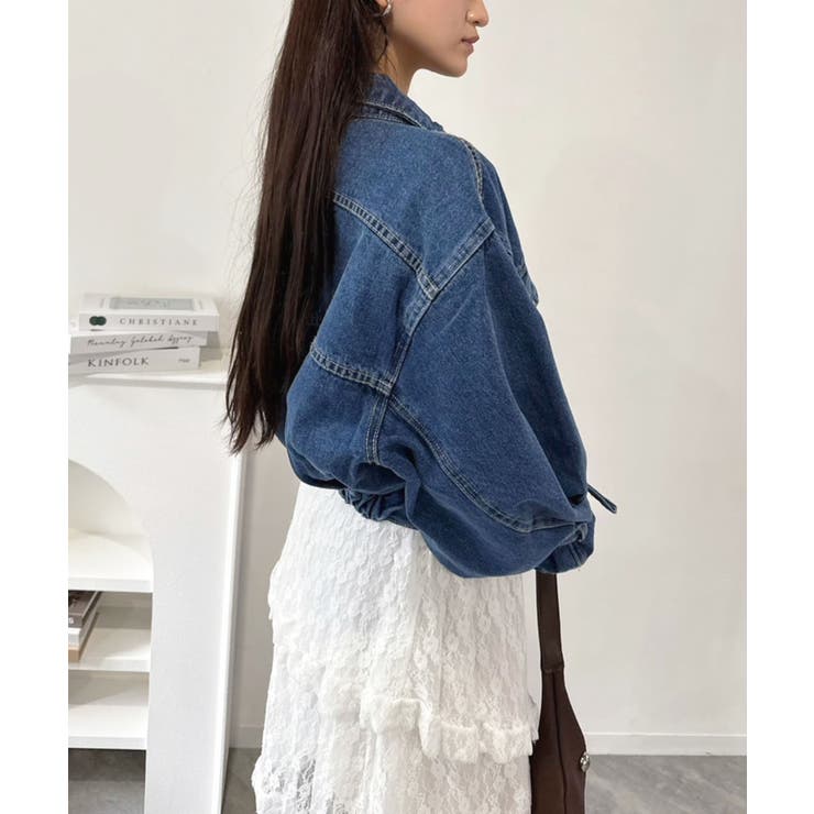 スリーブアレンジビッグポケットデニムジャケット | Jewelobe | 詳細画像5 