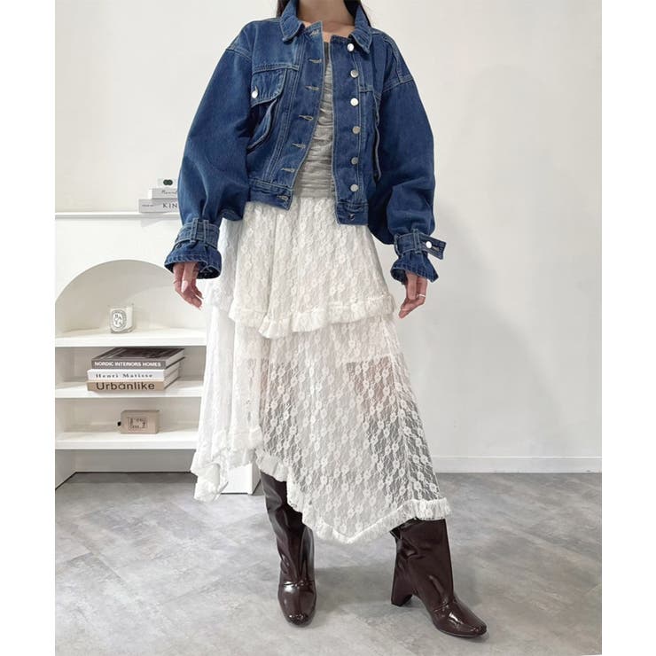 スリーブアレンジビッグポケットデニムジャケット | Jewelobe | 詳細画像6 