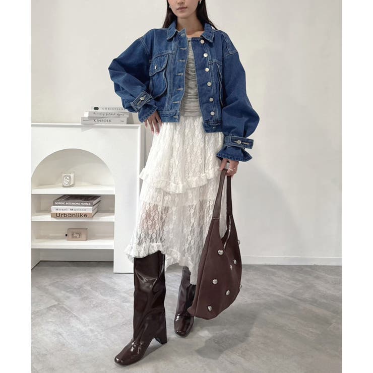 スリーブアレンジビッグポケットデニムジャケット | Jewelobe | 詳細画像7 