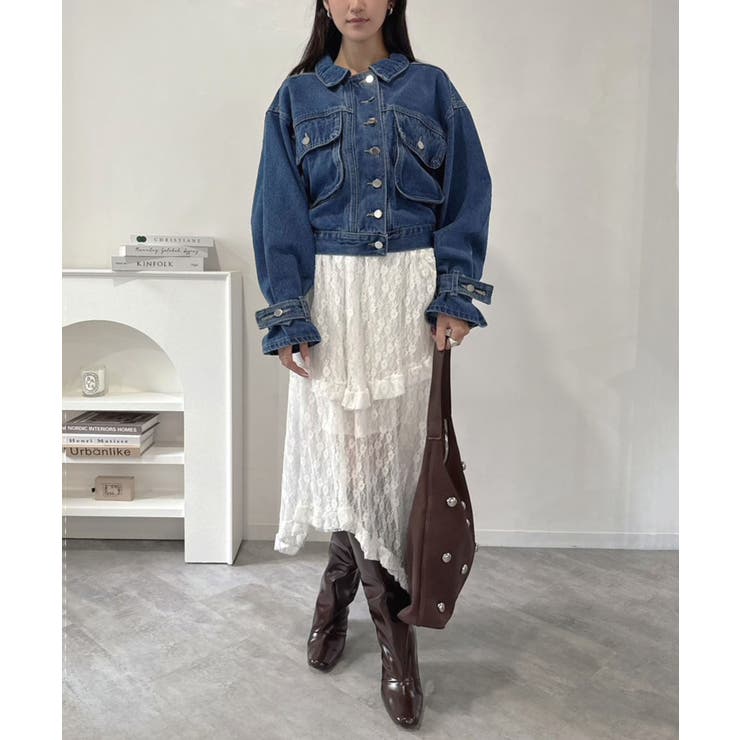 スリーブアレンジビッグポケットデニムジャケット | Jewelobe | 詳細画像8 