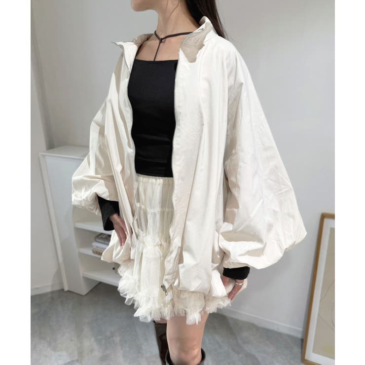 アイボリー | バルーンシルエットビッグブルゾン | Jewelobe