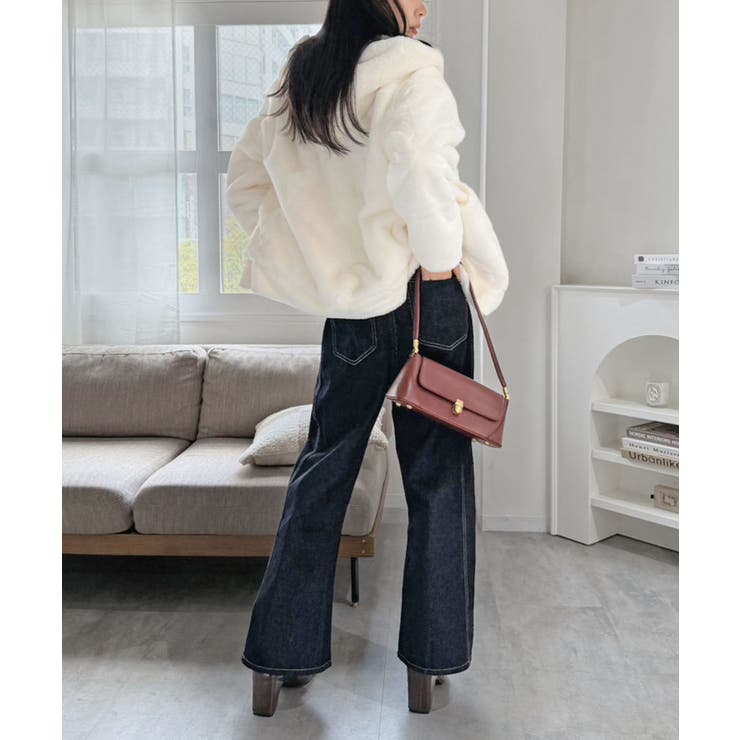 フェイクファーフーディーブルゾン | Jewelobe | 詳細画像16 