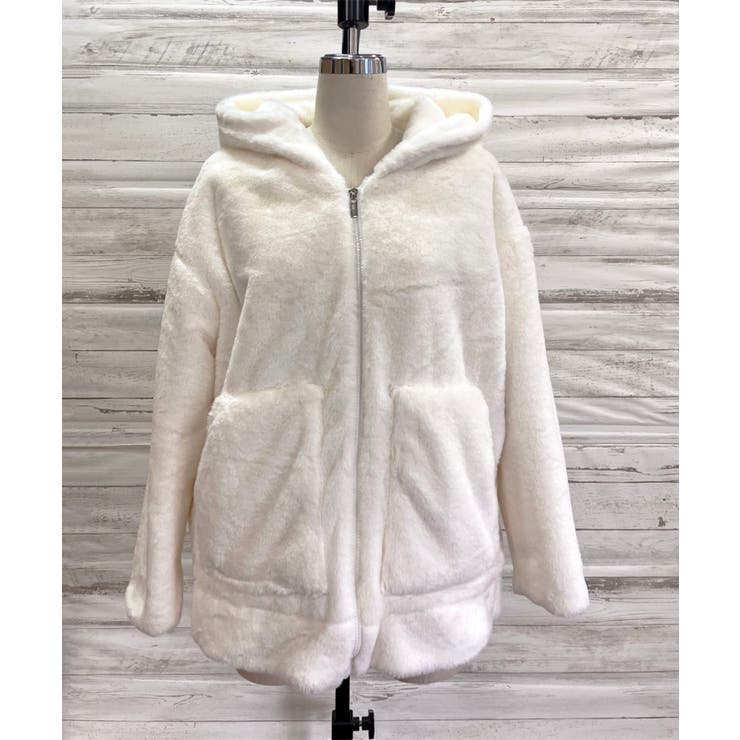 フェイクファーフーディーブルゾン | Jewelobe | 詳細画像18 