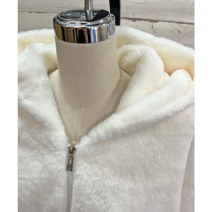 フェイクファーフーディーブルゾン | Jewelobe | 詳細画像19 