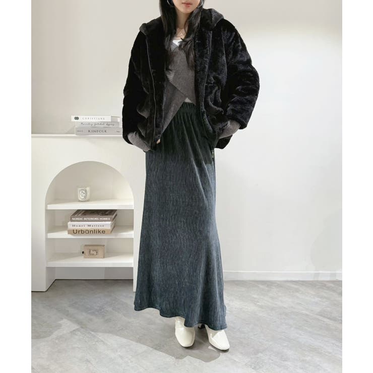 フェイクファーフーディーブルゾン | Jewelobe | 詳細画像29 