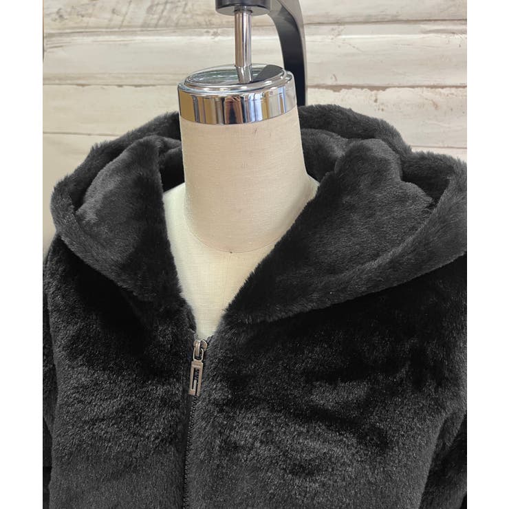 フェイクファーフーディーブルゾン | Jewelobe | 詳細画像33 