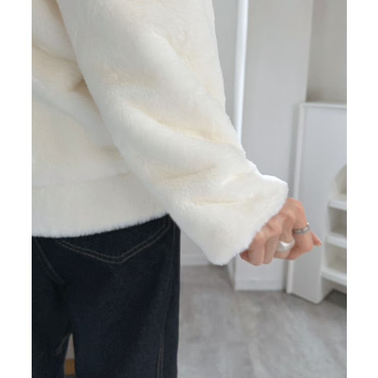 フェイクファーフーディーブルゾン | Jewelobe | 詳細画像5 