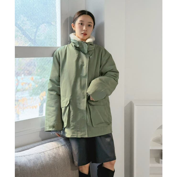 インナーファースタンドカラーミリタリージャケット | Jewelobe | 詳細画像18 