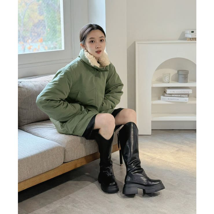 インナーファースタンドカラーミリタリージャケット | Jewelobe | 詳細画像21 