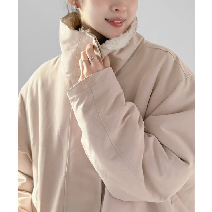 インナーファースタンドカラーミリタリージャケット | Jewelobe | 詳細画像3 