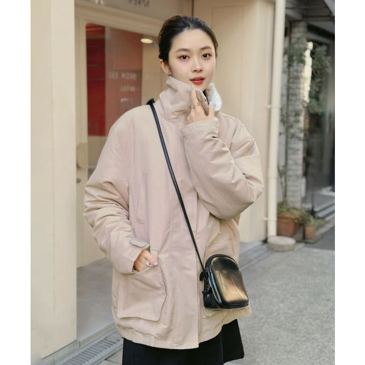 インナーファースタンドカラーミリタリージャケット[品番：JLBW0001683