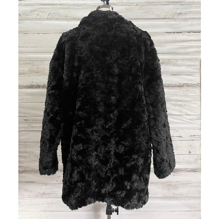 フェイクファーピークドラペルミディコート | Jewelobe | 詳細画像28 