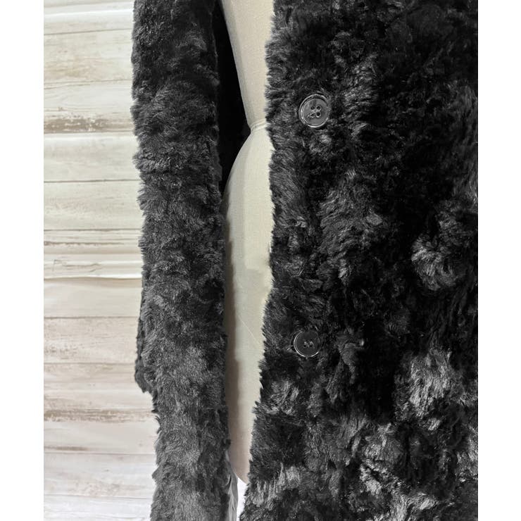 フェイクファーピークドラペルミディコート | Jewelobe | 詳細画像29 