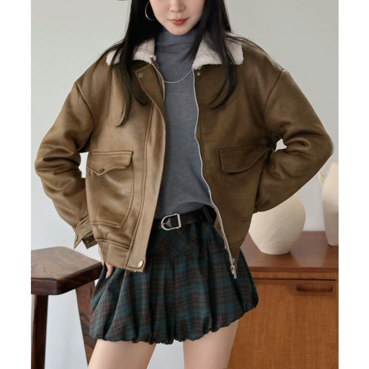 ライトムートンライクブルゾン | Jewelobe | 詳細画像1 