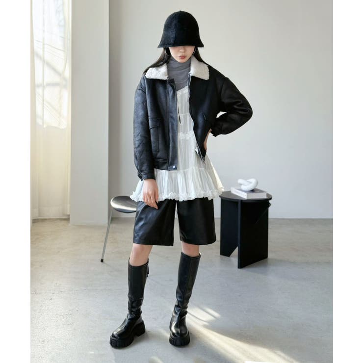 ライトムートンライクブルゾン | Jewelobe | 詳細画像21 