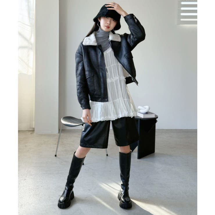 ライトムートンライクブルゾン | Jewelobe | 詳細画像22 