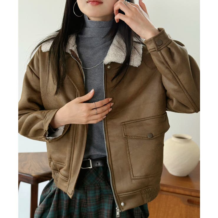 ライトムートンライクブルゾン | Jewelobe | 詳細画像5 