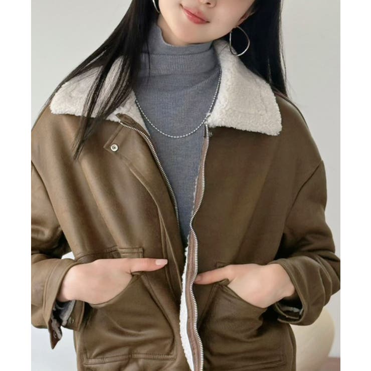 ライトムートンライクブルゾン | Jewelobe | 詳細画像8 